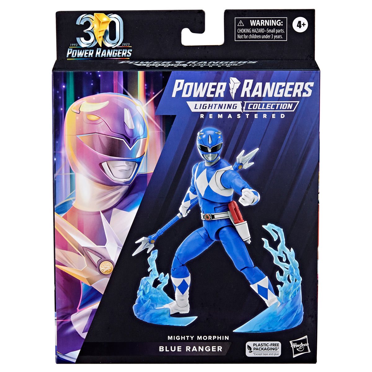 Power Rangers Lightning Collection Remastered Mighty Morphin Blue Ranger Hasbro Toys